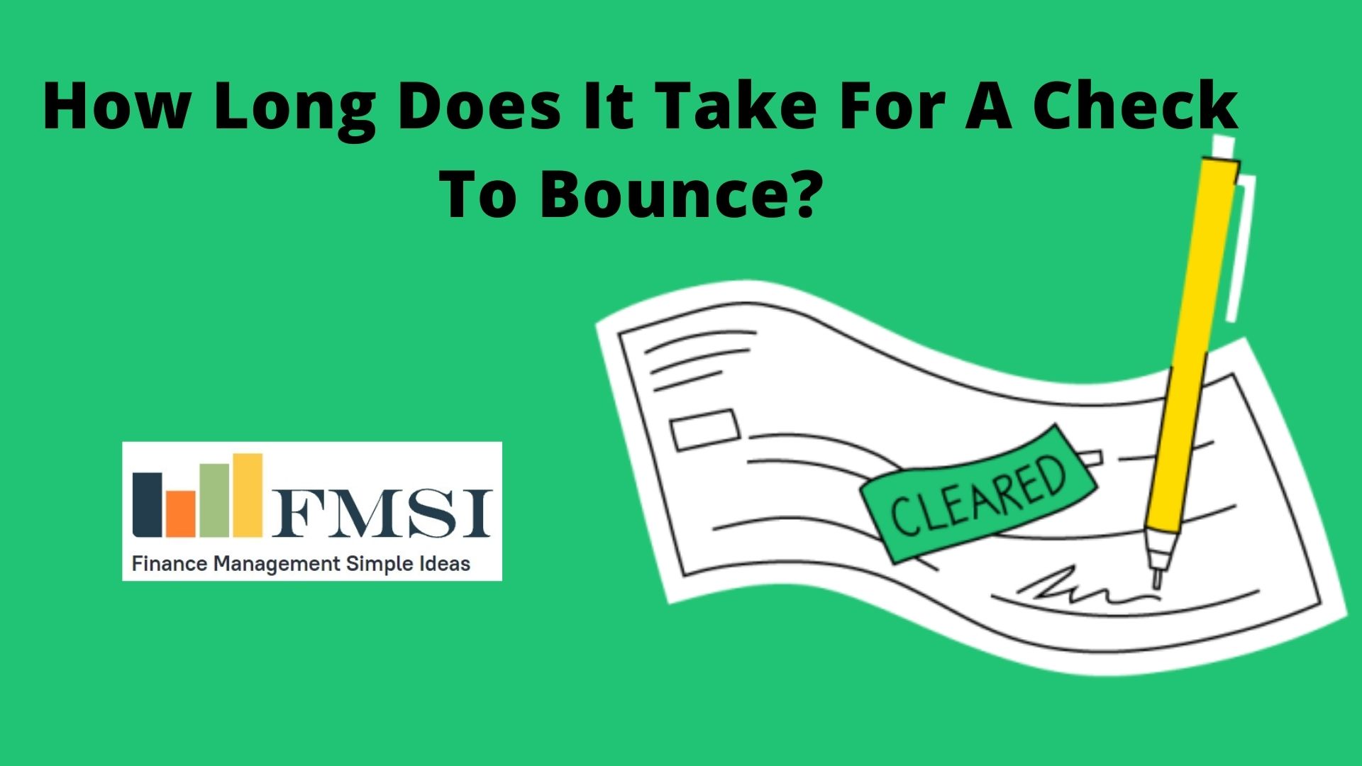 how-long-does-it-take-for-a-check-to-bounce-finance-management